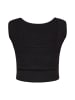 nascita Crop-Top in Schwarz