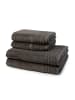 Vossen 2 X Handtuch 2 X Duschtuch im Set Vienna Style Supersoft in Slate grey