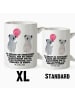 Mr. & Mrs. Panda Becher Koala Luftballon mit Spruch in Weiß