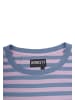 HONESTY RULES T-Shirt " Striped " in aegean-blue-faded-pink