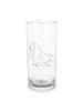 Mr. & Mrs. Panda Wasserglas Hund Basset Hound ohne Spruch in Transparent