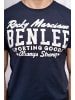 BENLEE Rocky Marciano T-Shirt "Retro Logo" in Blau