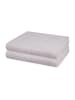Ross 2 X Duschtuch im Set Premium in Silber