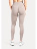 SMILODOX Leggings Alira Scrunch in Taupe