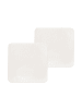 Villeroy & Boch 2-tlg. Servierplatten Manufacture Rock in Weiß – in weiß