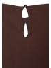 More & More feminines Chiffon-Blusentop in chocolate