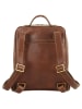 piké Rucksack echt Leder in braun