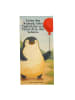 Mr. & Mrs. Panda Badelaken Pinguin Luftballon Design mit Spruch in Weiß