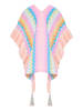 usha FESTIVAL Women Poncho in Rosa Mehrfarbig