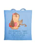 Mr. & Mrs. Panda Tote Bag Juristin Schlupfloch mit Spruch in Sky Blue