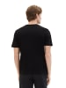 Tom Tailor Basic T-Shirt 2-er Stück Pack Kurzarm Set in Schwarz-2