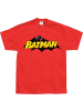 Batman Shirt in Rot