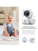 Reer Video-Babyphone BabyCam XL in Weiß ab 0 Monate