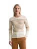 Marc O'Polo Gestreiftes Longsleeve slim in Medium Brown