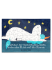 Mr. & Mrs. Panda Puzzle Einhorn Sternenhimmel Design mit Spruch in Weiß