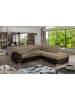 MF Design Bergamo Recamiere Rechts in Beige -  (L) 214 x (B) 247 x (H) 83 cm