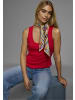 FLASHLIGHTS Tanktop in rot, schwarz