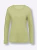 Sieh an! Langarm-Shirt in lindgrün