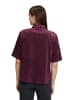 BETTY & CO Hemdbluse mit aufgesetzten Taschen in Dark Aubergine