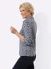 WITT WEIDEN Poloshirt in marine-vanille-bedruckt