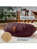 Lumaland #DoYourYoga  Yoga-Kissen Ganesh - gefüllt mit Bio-Dinkelspelz - Halbmond 45 x 3