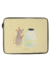 Mr. & Mrs. Panda Laptop Tasche Maus Sterne ohne Spruch in Gelb Pastell
