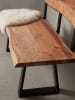 KADIMA DESIGN Esszimmerbank GAYA 180x85,5x60 cm Massivholz Bank mit