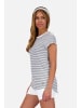 alife and kickin Shirt, T-Shirt MimmyAK in weiß stripes / schwarz stripes