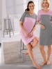 WITT WEIDEN Sleepshirts in rosé + steingrau