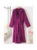 Erwin Müller Frottier Unisex-Bademantel mit Kapuze Heidelberg in fuchsia