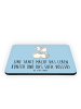 Mr. & Mrs. Panda Magnet Bunte Tante mit Spruch in Blau Pastell