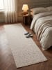 KADIMA DESIGN Flachgewebe-Teppich Ethno Streifen Boho Pflegeleicht in Creme