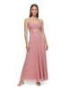Vera Mont Abendkleid im Glitzer-Look in Rosé/Silver