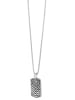 Adeliás Adeliás Damen Edelstahl Venezianerkette Halskette mit Anhänger 60 cm in silber