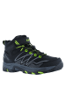 Hi-Tec Wanderstiefel Blackout Mid WP Jr in schwarz/lime