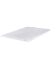 Beliani Topper FROSTY in Weiß - (W) 120 x (H) 6 x (L) 200 cm