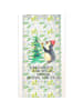 Mr. & Mrs. Panda Deko Laterne Pinguin Weihnachtsbaum mit Spruch in Transparent