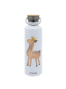 Mr. & Mrs. Panda Thermo-Trinkflasche Lama König ohne Spruch in Weiß