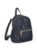 Lazarotti Bologna Leather City Rucksack Leder 27 cm in navy