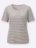 WITT WEIDEN Streifenshirt in taupe-weiß-gestreift