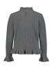 CARTOON Strickpullover mit Stehkragen in Grau