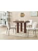 Beliani Esszimmertisch ORIN in Braun - (W) 120 x (H) 76 x (L) 120 cm