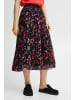 ICHI IHNALLA SK A-Linie in Poppy Red Print Mix 1