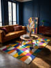 KADIMA DESIGN Kurzflor-Teppich Pflegeleicht QUAGGY Geometrisch Abstrakt Wohnzimmer