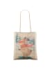 Mr. & Mrs. Panda Shopping Tasche Hase Skifahren Design ohne Spruch in Weiß
