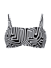 ROSA FAIA Bikini-Top Shining Lines in Schwarz