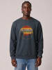 wat? Apparel Sweatshirt Sunset Berge & Tannen in India Ink Grey