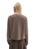 Marc O'Polo V-Neck-Pullover oversize in Chalky Brown