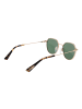 Bulget Frauen Sonnenbrille Panto Gold