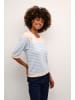 CULTURE Strickpullover CUannemarie Classic fit in Whitecap/Cashmere Stripe